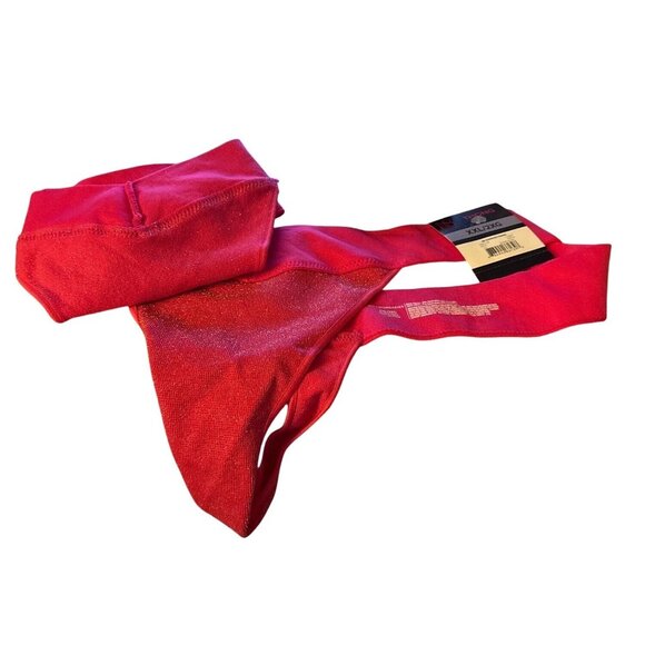 WOMENS No Boundaries 2 Pairs Seamless V-Thong Panties XXL 2XL Fuchsia Burst BOHO - Picture 11 of 11